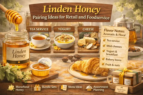 Linden Honey Pairing Ideas for Retail and Foodservice