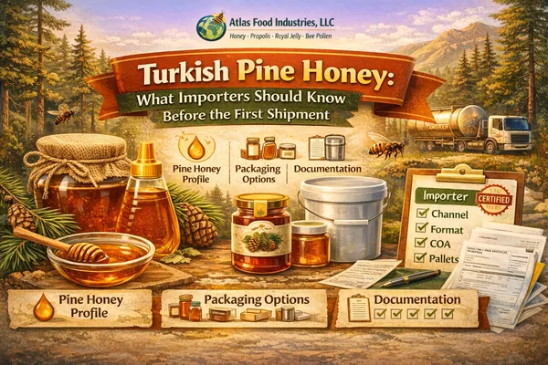 Turkish Pine Honey: What Importers Should Know Before the First Shipment