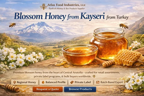 Blossom Honey from Kayseri honey supply